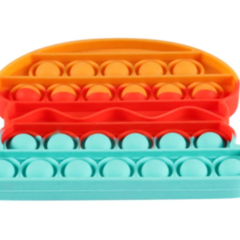 Fidget Silicone Relief Stress Push Bubble …